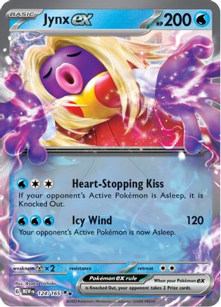 Jynx ex - 124/165 124 - SV Scarlet & Violet 151 Holofoil - Poke-Collect