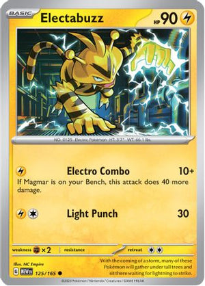 Electabuzz 125 - SV Scarlet & Violet 151 - Poke-Collect