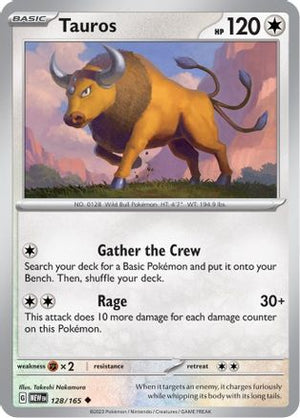 Tauros 128 - SV Scarlet and Violet 151 - Poke-Collect
