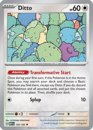 Ditto 132 - SV Scarlet & Violet 151 Holofoil - Poke-Collect