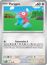 Porygon 137 - SV Scarlet & Violet 151 Reverse Holofoil - Poke-Collect