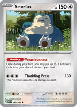 Snorlax 143 - SV Scarlet and Violet 151 - Poke-Collect