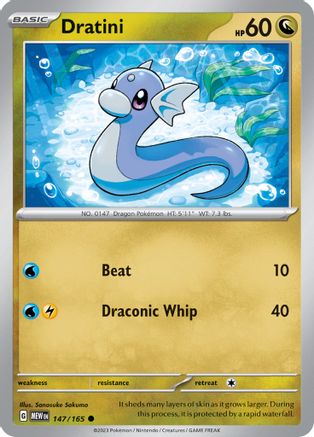 Dratini 147 - SV Scarlet & Violet 151 - Poke-Collect
