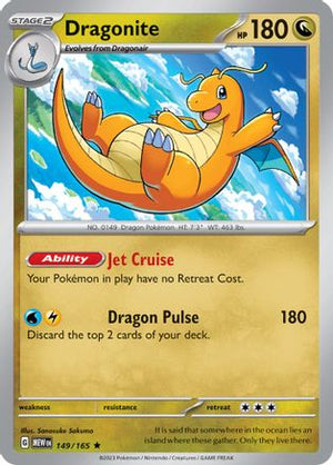 Dragonite 149 - SV Scarlet & Violet 151 Reverse Holofoil - Poke-Collect