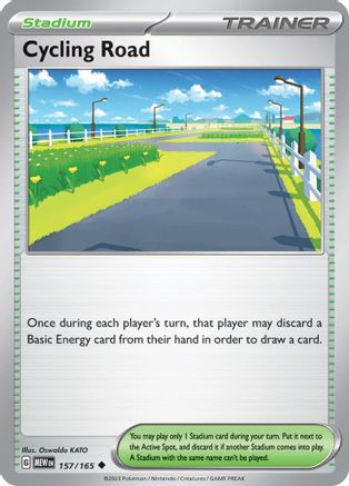 Cycling Road 157 - SV Scarlet & Violet 151 Reverse Holofoil - Poke-Collect