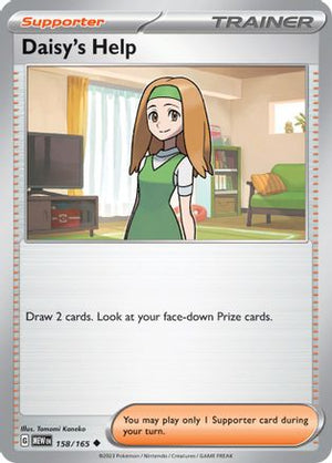 Daisy's Help - 158/165 158 - SV Scarlet & Violet 151 Reverse Holofoil - Poke-Collect