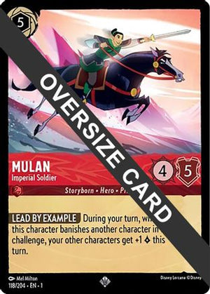 Mulan - Imperial Soldier (Oversized) (118/204) - The First Chapter Cold Foil