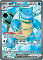 Blastoise ex - 184/165 184 - SV Scarlet & Violet 151 Holofoil - Poke-Collect
