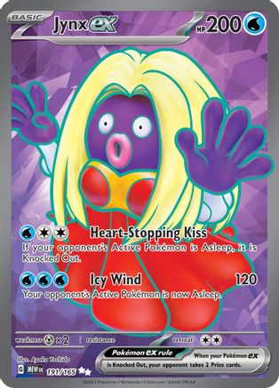 Jynx ex - 191/165 191 - SV Scarlet & Violet 151 Holofoil - Poke-Collect