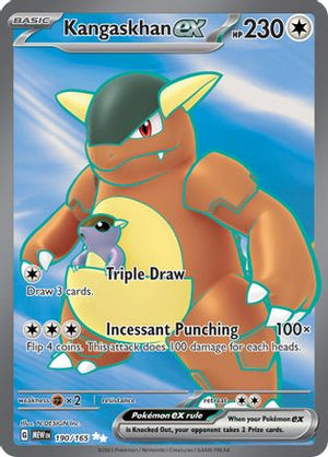 Kangaskhan ex - 190/165 190 - SV Scarlet and Violet 151 Holofoil