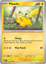 Pikachu - 025/165 25 - SV Scarlet & Violet 151 Reverse Holofoil - Poke-Collect