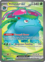 Venusaur ex - 182/165 182 - SV Scarlet and Violet 151 Holofoil - Poke-Collect
