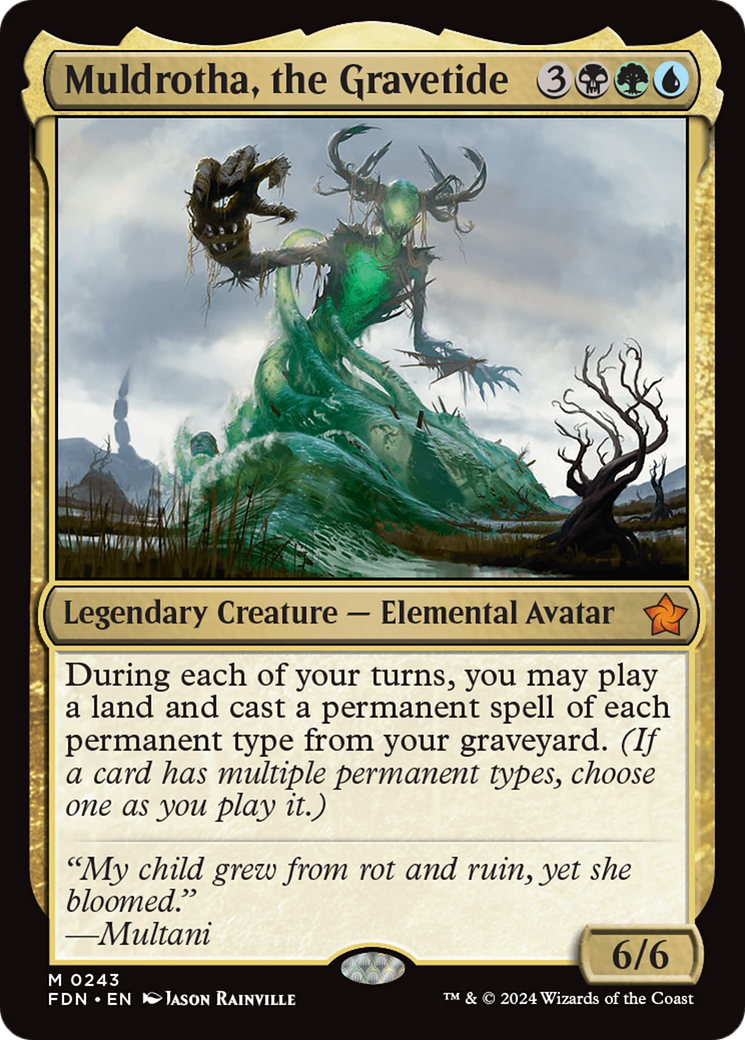 Muldrotha, the Gravetide (FDN-243) - Foundations Foil - Poke-Collect