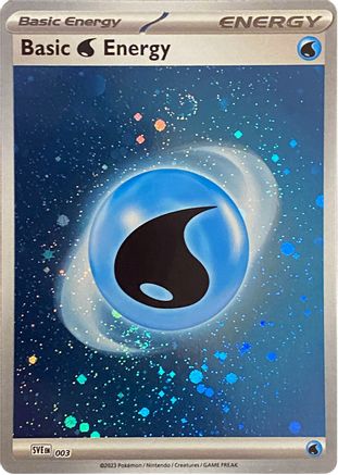 Basic Water Energy (Cosmos Holo) 3 - SVE Scarlet & Violet Energies Holofoil - Poke-Collect