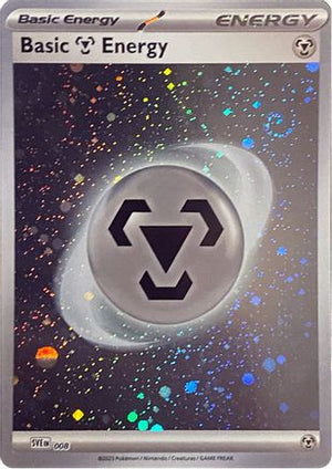 Basic Metal Energy (Cosmos Holo) 8 - SVE Scarlet & Violet Energies Holofoil - Poke-Collect