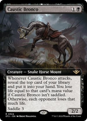Caustic Bronco (OTJ-324) - Outlaws of Thunder Junction: (Extended Art) - Poke-Collect