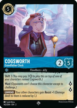 Cogsworth - Grandfather Clock (142/204) - Rise of the Floodborn Cold Foil