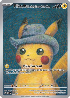 Pikachu with Grey Felt Hat 85 - SV Scarlet & Violet Promo Cards - Poke-Collect