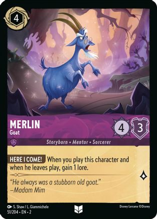 Merlin - Goat (51/204) - Rise of the Floodborn - Poke-Collect