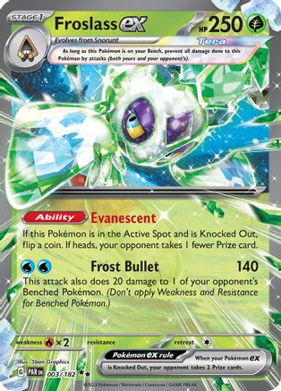 Froslass ex - 003/182 3 - SV04 Paradox Rift Holofoil - Poke-Collect