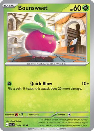 Bounsweet 8 - SV04 Paradox Rift - Poke-Collect
