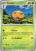 Dottler - 011/182 11 - SV04 Paradox Rift Reverse Holofoil - Poke-Collect