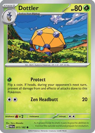 Dottler - 011/182 11 - SV04 Paradox Rift Reverse Holofoil - Poke-Collect