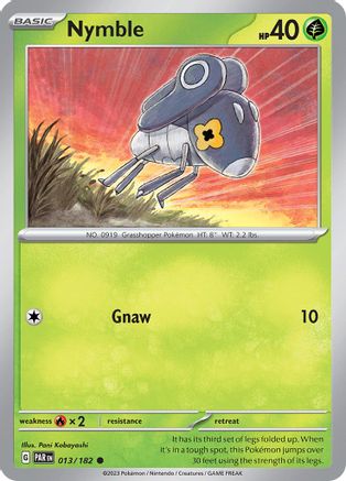 Nymble - 013/182 13 - SV04 Paradox Rift Reverse Holofoil - Poke-Collect