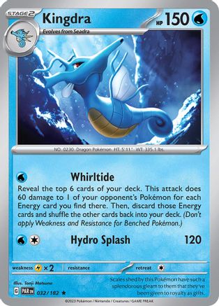 Kingdra 32 - SV04 Paradox Rift Holofoil - Poke-Collect