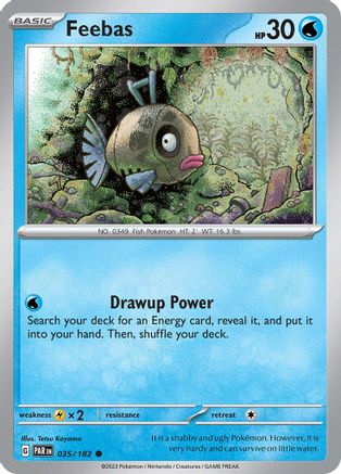 Feebas 35 - SV04 Paradox Rift Reverse Holofoil - Poke-Collect