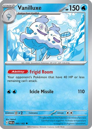 Vanilluxe 45 - SV04 Paradox Rift Reverse Holofoil - Poke-Collect