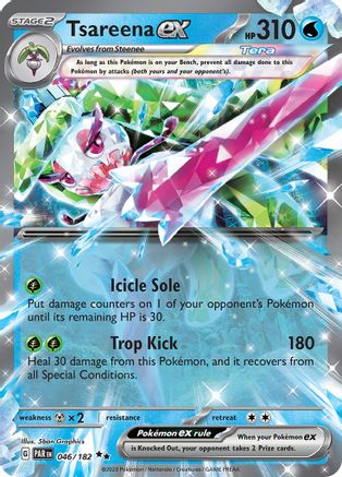 Tsareena ex 46 - SV04 Paradox Rift Holofoil - Poke-Collect