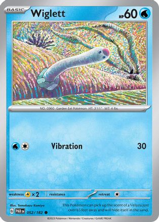Wiglett - 052/182 52 - SV04 Paradox Rift - Poke-Collect