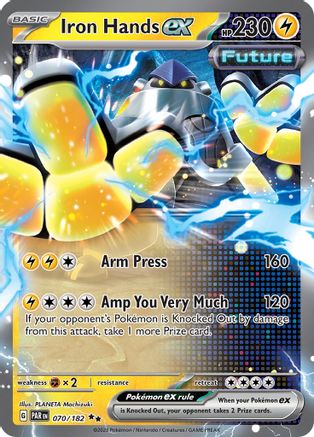 Iron Hands ex - 070/182 70 - SV04 Paradox Rift Holofoil - Poke-Collect