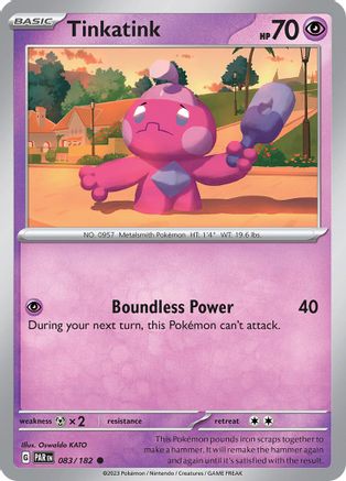 Tinkatink - 083/182 83 - SV04 Paradox Rift Reverse Holofoil - Poke-Collect