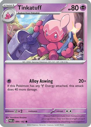 Tinkatuff 84 - SV04 Paradox Rift Reverse Holofoil - Poke-Collect