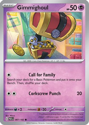 Gimmighoul - 087/182 87 - SV04 Paradox Rift - Poke-Collect