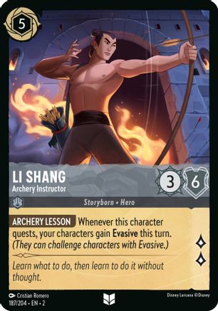 Li Shang - Archery Instructor (187/204) - Rise of the Floodborn