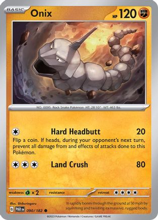 Onix 90 - SV04 Paradox Rift Reverse Holofoil - Poke-Collect