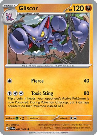 Gliscor 92 - SV04 Paradox Rift - Poke-Collect