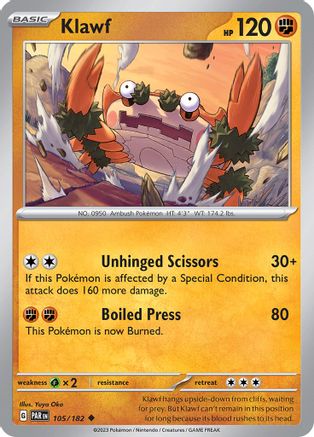 Klawf 105 - SV04 Paradox Rift - Poke-Collect
