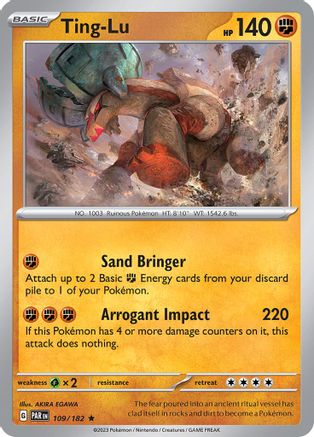 Ting-Lu 109 - SV04 Paradox Rift Holofoil - Poke-Collect