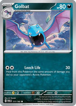 Golbat 111 - SV04 Paradox Rift Reverse Holofoil - Poke-Collect