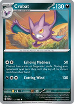 Crobat 112 - SV04 Paradox Rift Reverse Holofoil - Poke-Collect