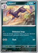 Liepard 115 - SV04 Paradox Rift Reverse Holofoil - Poke-Collect