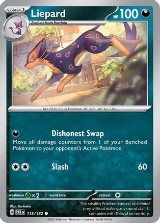 Liepard 115 - SV04 Paradox Rift - Poke-Collect