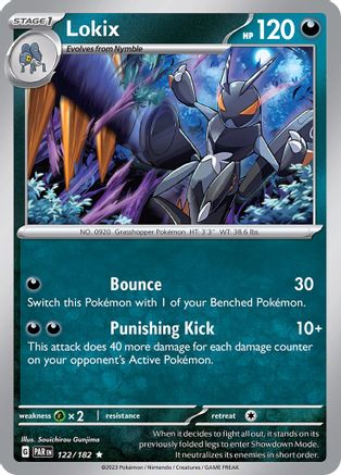 Lokix 122 - SV04 Paradox Rift Holofoil - Poke-Collect