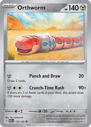 Orthworm 138 - SV04 Paradox Rift Reverse Holofoil - Poke-Collect