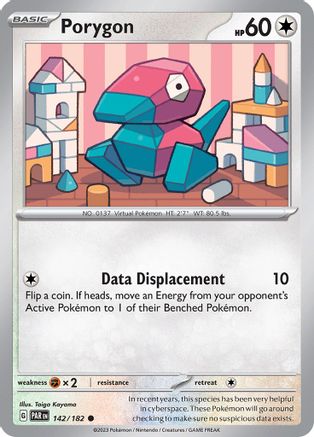 Porygon 142 - SV04 Paradox Rift Reverse Holofoil - Poke-Collect