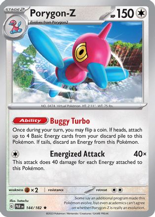 Porygon-Z 144 - SV04 Paradox Rift Reverse Holofoil - Poke-Collect